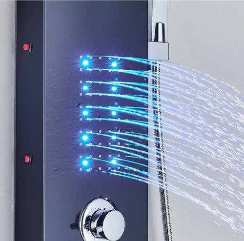 a machine with blue led lights on it at Duke and Duchess Apartments and Rooms - Private in Room Hot Tub Suites in London