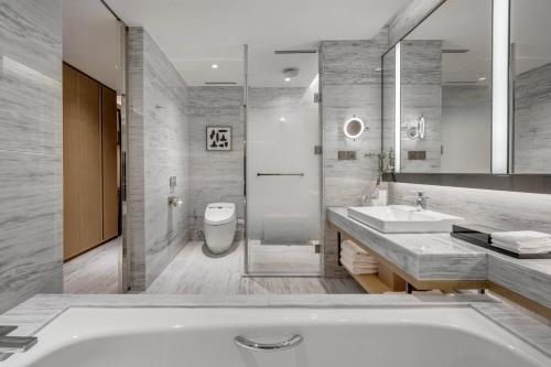 Koupelna v ubytování Kaohsiung Marriott Hotel