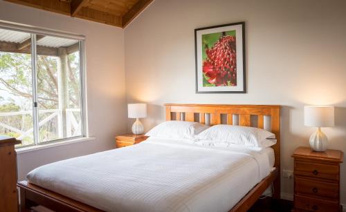 Ένα ή περισσότερα κρεβάτια σε δωμάτιο στο The Sleeping Lady Private Retreat
