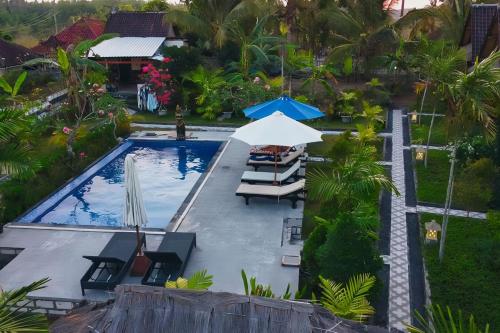Swimmingpoolen hos eller tæt på RR Cottage