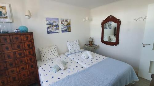 Postel nebo postele na pokoji v ubytování Playa Blanca Sea View