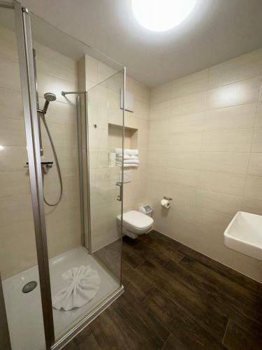 Ένα μπάνιο στο Apartments Marianna