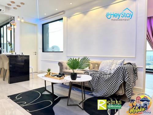 Χώρος καθιστικού στο Imperio Residence By Heystay Management