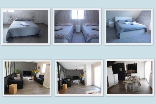 Postel nebo postele na pokoji v ubytování La Grange