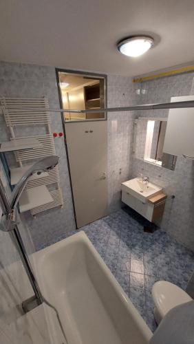 Koupelna v ubytování Apartma Mali grad