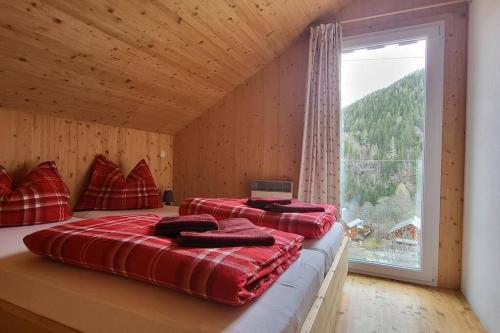 Llit o llits en una habitació de PAAL 162 - Tolle Aussicht, 2 Terasssen, Großes Grundstück