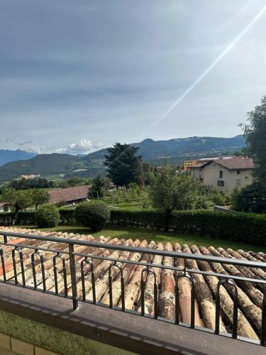 a view from the balcony of a house at CA' EDDA APPARTAMENTO ANNA in Brentonico