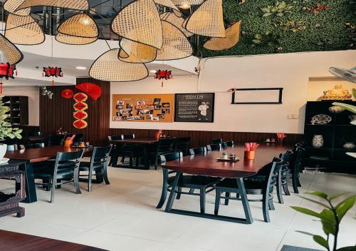 Bros Hotelにあるレストランまたは飲食店
