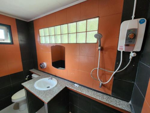 Koupelna v ubytování Baan Khao Noi Resort