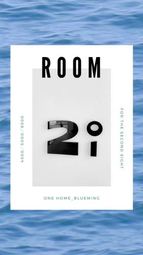 a sign that reads room on the water at Kenting Onehome in Checheng