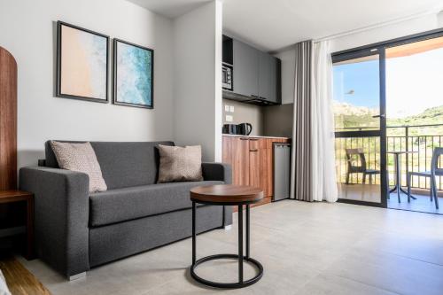Un balcón o terraza en Luna Holiday Complex