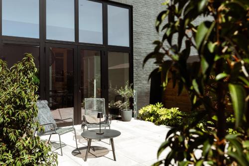 Taman di luar B en B De Jufferswaard
