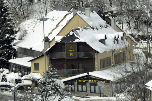 冬のHotel & Restaurante Peñaの様子
