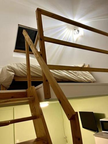 Dviaukštė lova arba lovos apgyvendinimo įstaigoje Brouettes 3 : Studio Mezzanine