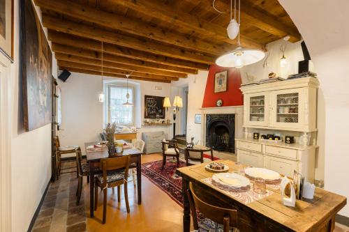 Küche/Küchenzeile in der Unterkunft B&B Corte del Mincio