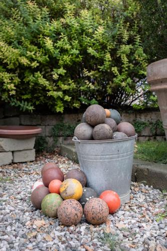 Ein Garten an der Unterkunft B&B Corte del Mincio