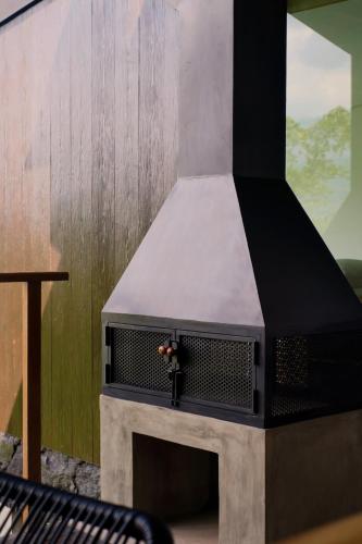 Kemudahan BBQ tersedia untuk tetamu di vila ini
