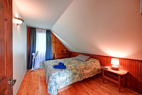 Cama o camas de una habitación en Chalet La Coquette