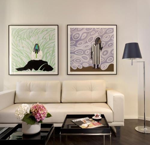 Posezení v ubytování art'otel Zagreb, Powered by Radisson Hotels
