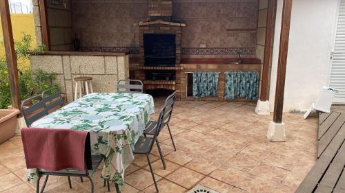 Posezení v ubytování Estupendo Chalet en Candelaria con Piscina