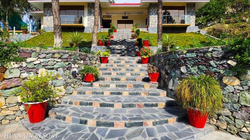 Zahrada ubytování HUSNAIN RESORT by Saud khan