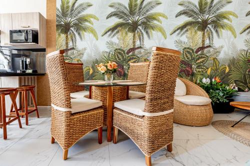 Nhà bếp/bếp nhỏ tại Acogedor apartamento con alberca