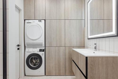 Kúpeľňa v ubytovaní Noviy Bereg Design Apartment