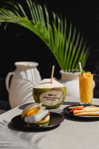 Jídlo v vily nebo okolí