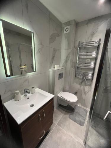 Ένα μπάνιο στο Apartman Titova Vila