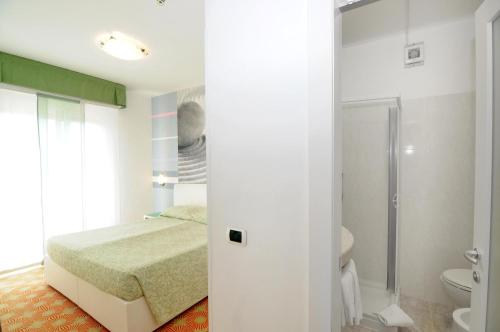 Koupelna v ubytování Hotel Oliver