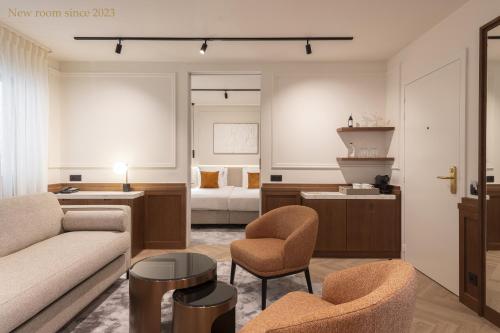 Ruang duduk di Dukes' Palace Brugge - by Dukes' Hotel Collection