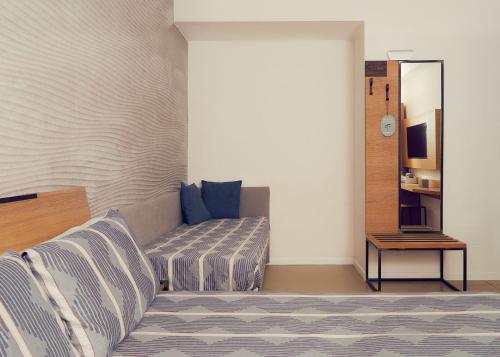 Letto o letti in una camera di Altavilla