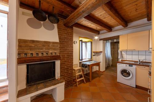 Η κουζίνα ή μικρή κουζίνα στο Relais Castel d'Emilio - Casa VERDE