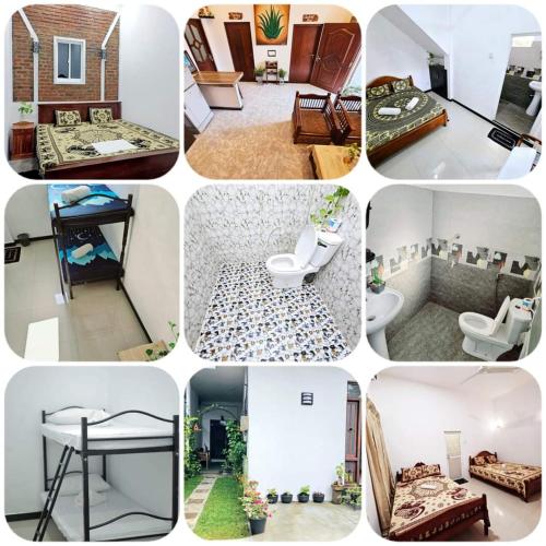 Ruang duduk di Aloe Vera villa