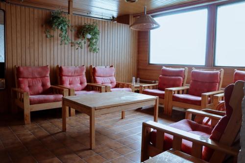 Χώρος καθιστικού στο Hotel Sommelo