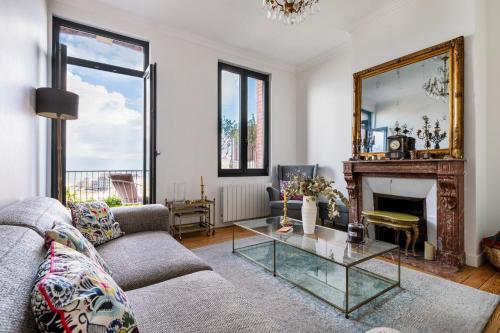 Posezení v ubytování Villa The Treport - terrasses & vue mer