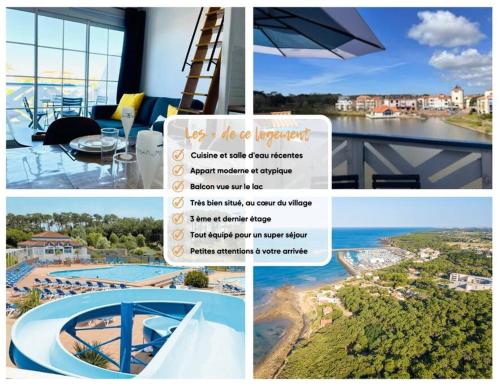 un collage de photos d'un complexe dans l'établissement 