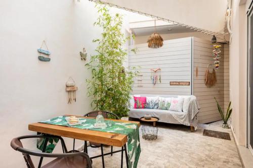 A bed or beds in a room at Santa Triada