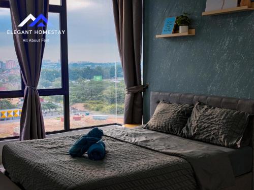 Katil atau katil-katil dalam bilik di 1 Tebrau By Elegant Johor Bahru