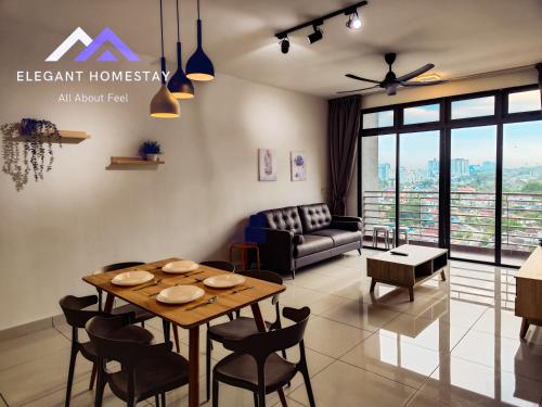 Ruang duduk di 1 Tebrau By Elegant Johor Bahru