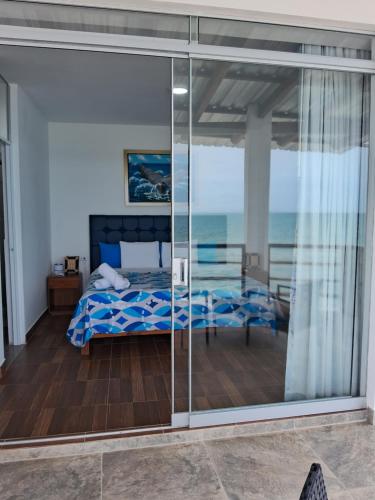 Ένα ή περισσότερα κρεβάτια σε δωμάτιο στο Las Fragatas Casa Hotel