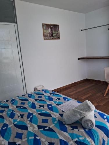 Ένα ή περισσότερα κρεβάτια σε δωμάτιο στο Las Fragatas Casa Hotel