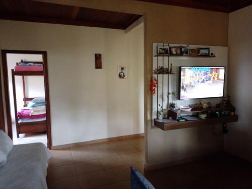 TV a/nebo společenská místnost v ubytování Casa da Leila