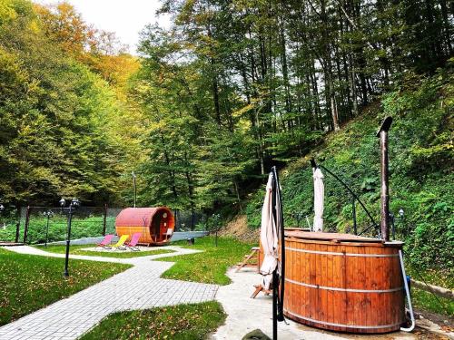 Un jardín fuera de Valea lui Liman