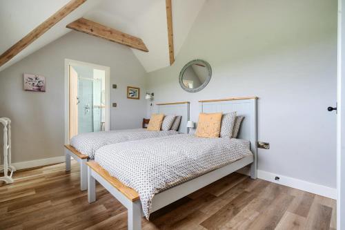 Voodi või voodid majutusasutuse Glebe Cottage, Little Petherick, near Padstow toas