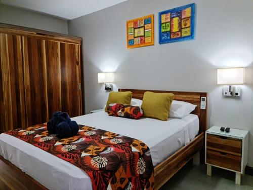 Postel nebo postele na pokoji v ubytování Ballena Paradise Apartahotel