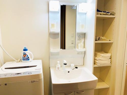 Ванная комната в RLiS-house Shin-Osaka Kita - Vacation STAY 9169