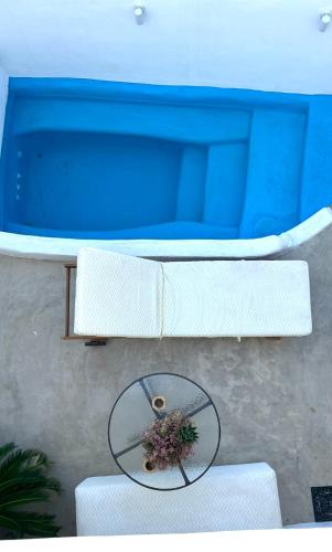 Ruang duduk di Sonia`s luxury apartment with jacuzzi