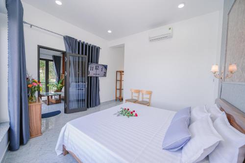 Katil atau katil-katil dalam bilik di Moon River House