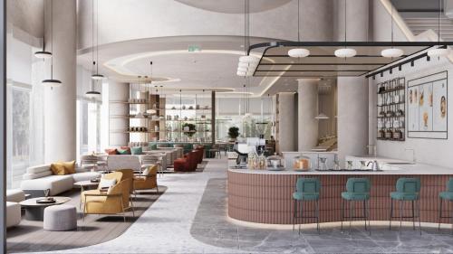 Et opholdsområde på Novotel Abu Dhabi Al Bustan